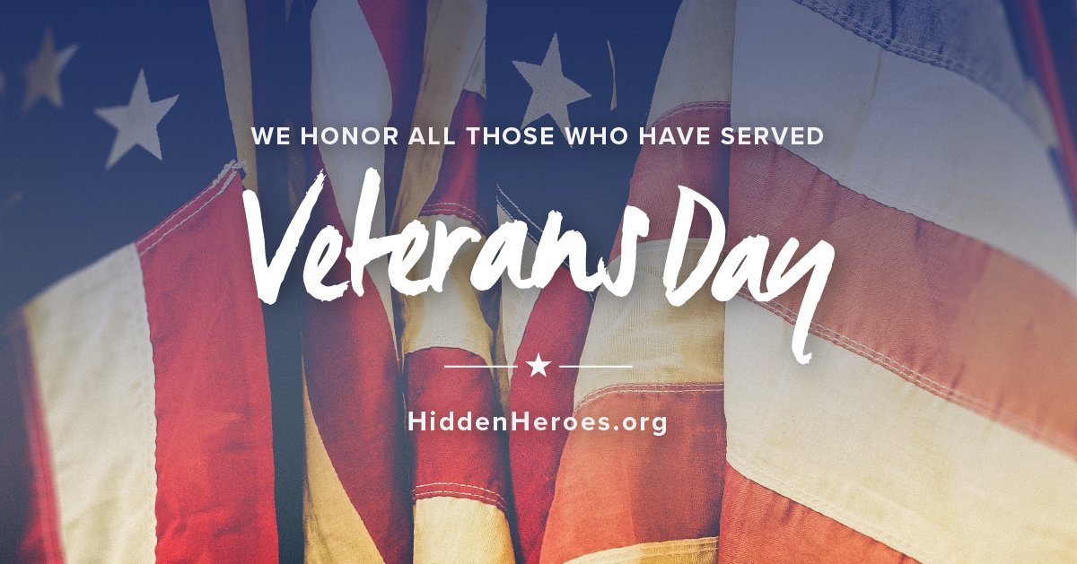 DoleFoundation's tweet photo. Today (and every day) we thank the veterans who have fought for our freedom and the #hiddenheroes who care for them when they return home.⁠ Happy #VeteransDay! https://t.co/nmzrDeZU78