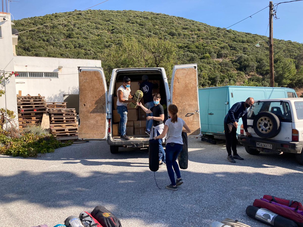 Approximately 150 shelters housing 700 residents were affected in today's fire in the #VathyCamp on #Samos. We are now working with the other #NGOs on the island to implement an emergency response.