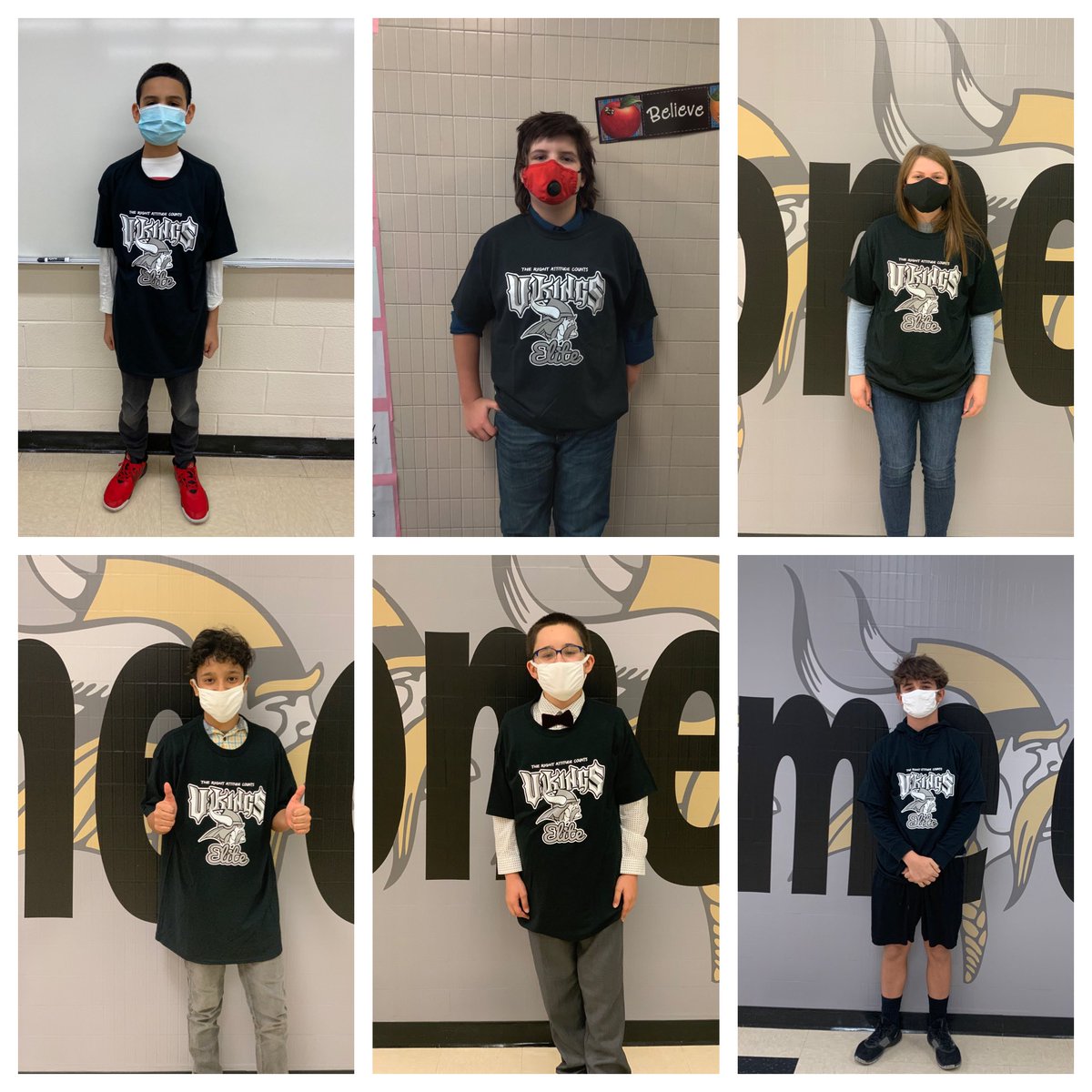 MrsBazian's tweet photo. Congrats to our September and October Vikings Elites!! These students have gone above and beyond during remote and in-person learning!! #cridgepride https://t.co/2by1hP7c2r