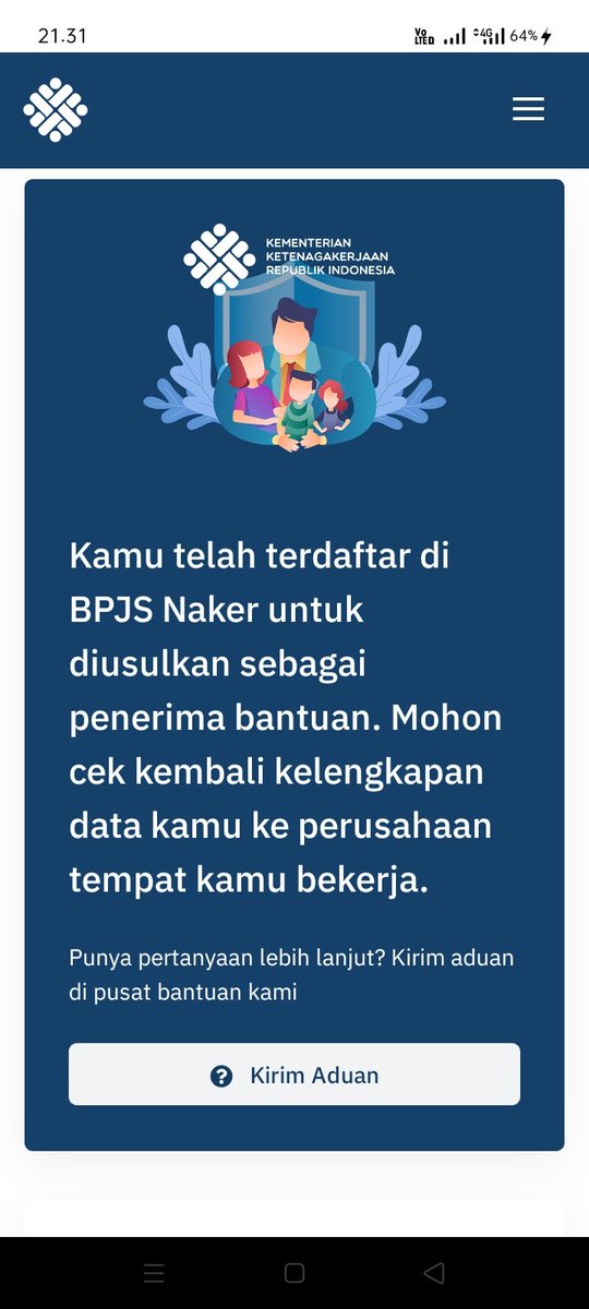 Anatr03's tweet photo. Klo begini kira2 BLT BPJS termin 2 dapet GK ya?
@bltbpjs @BPJSTKinfo https://t.co/jP9zswe5pk