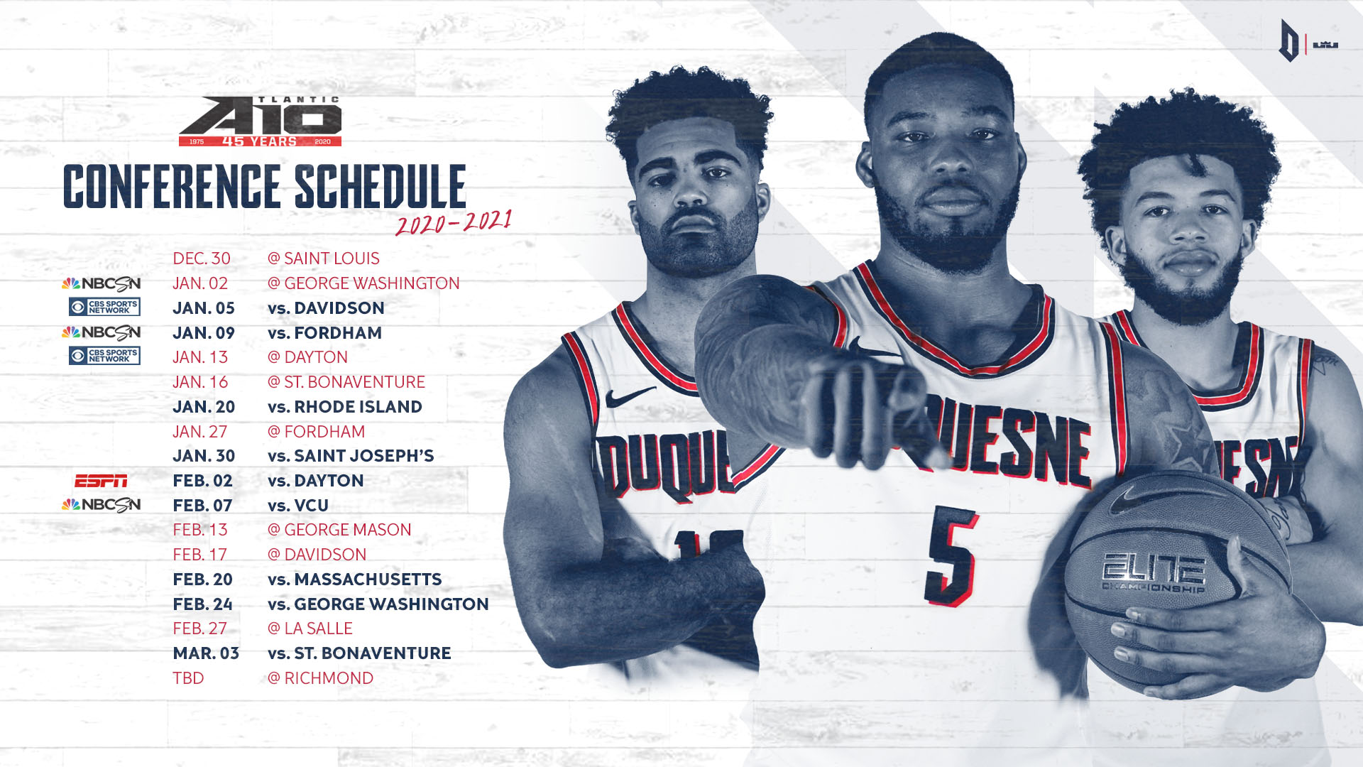 Duquesne Dukes Fan Forum » Conference Schedule