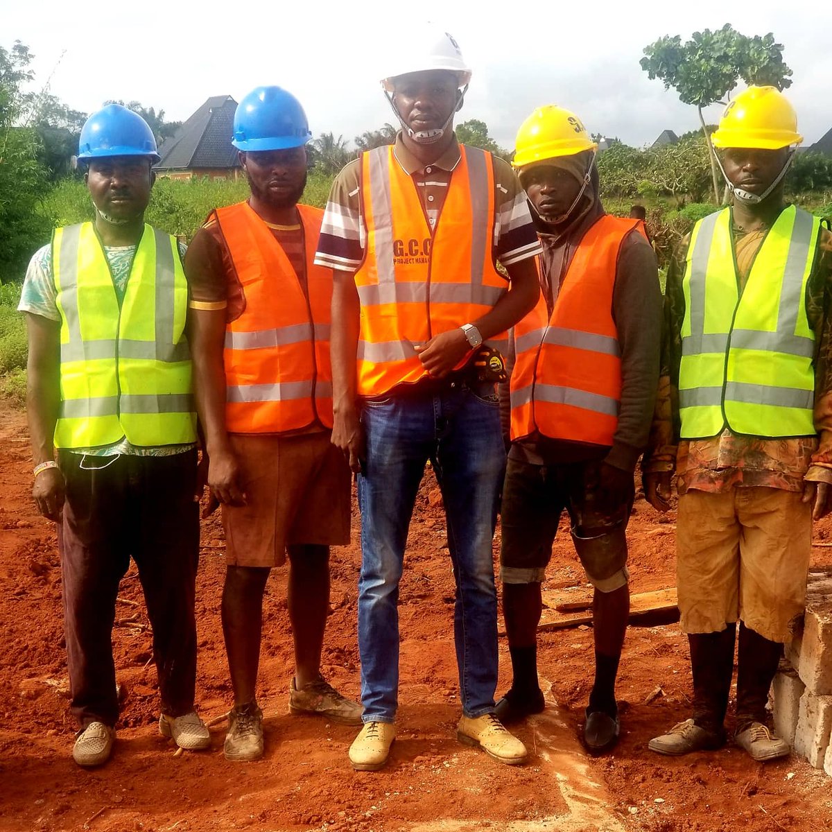 Geocrest construction company's team.