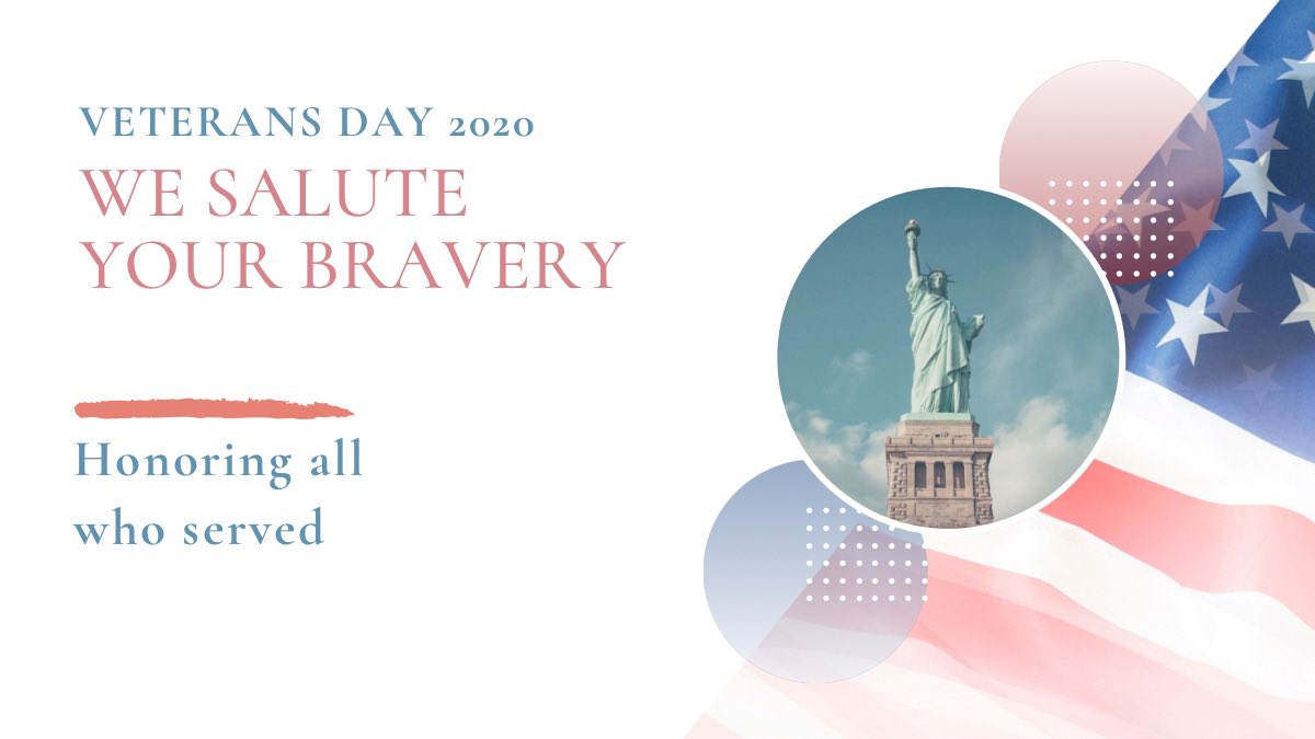 NicheMedSpa's tweet photo. Happy Veterans Day!

We’re proud of all you’ve done for our country!

#HappyVeteransDay #WeSaluteYou #ThankyouforyourService #ThankAVeteran #VeteransDay2020 https://t.co/lw1ObSdnE6