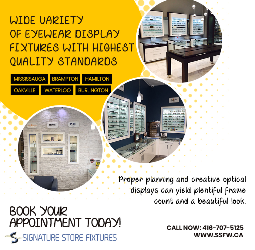 ssfw_ca's tweet photo. Wide variety of eye wear display fixtures with highest quality standards. Proper planning and creative optical displays can yield plentiful frame count and a beautiful look. https://t.co/Q5oVxiaroy
#displayfixture #fixture #construction #opticaldisplay #frame https://t.co/MEDwDdsDEC