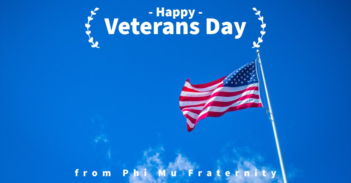 Today we thank and honor all those who have served and continue to serve our country.  We also extend our appreciation for collegians and alumnae who have served. Thank you.