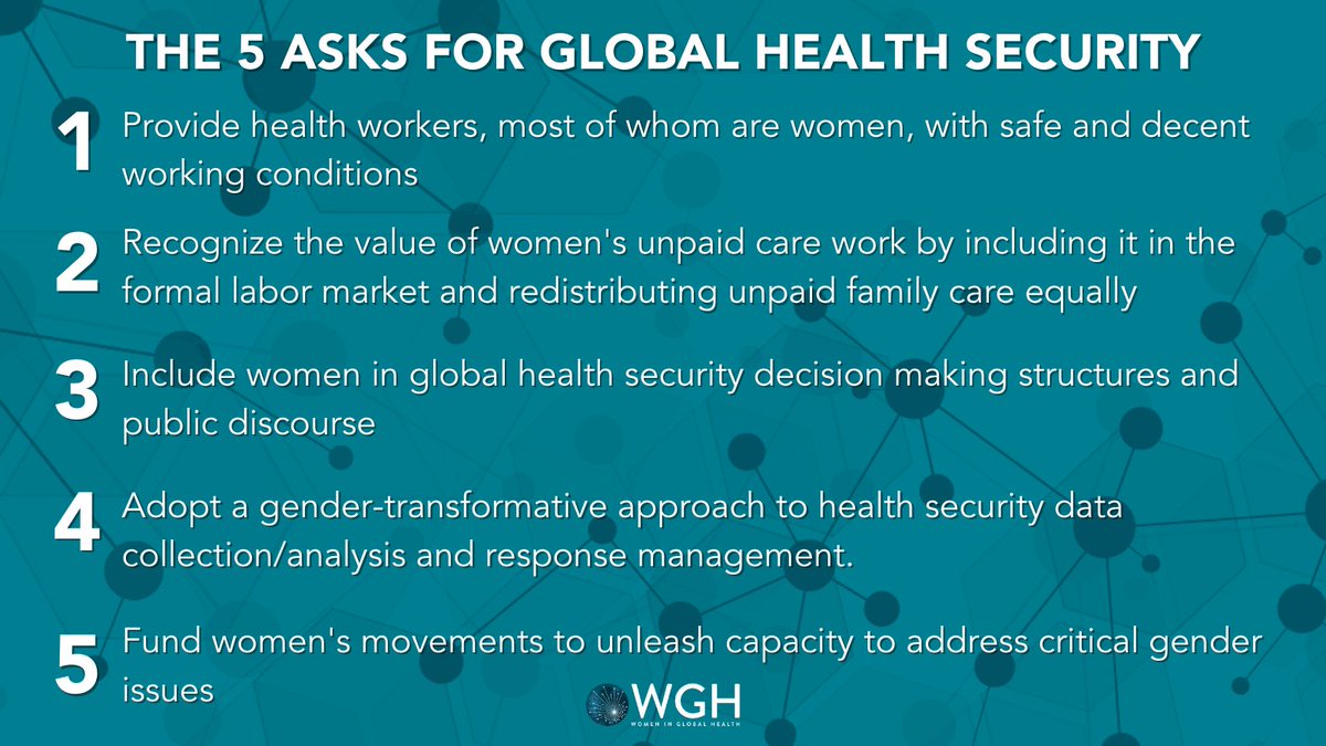 womeninGH's tweet photo. Want to get involved in WGH and our action for gender-transformative health systems? 

Check out our 5 asks for global health security: https://t.co/QmSTnm6Fht 

#COVID5050 #WHA73 @JNJGlobalHealth https://t.co/Jbkhk5bmlu