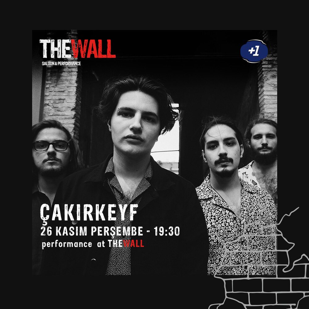 26 Kasım Perşembe günü saat 19.30’da The Wall Saloon Kadıköy sahnesindeyiz!