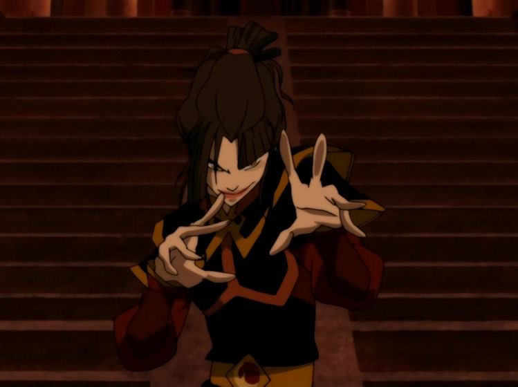 every time azula does that evil lesbian smirk — a thread 