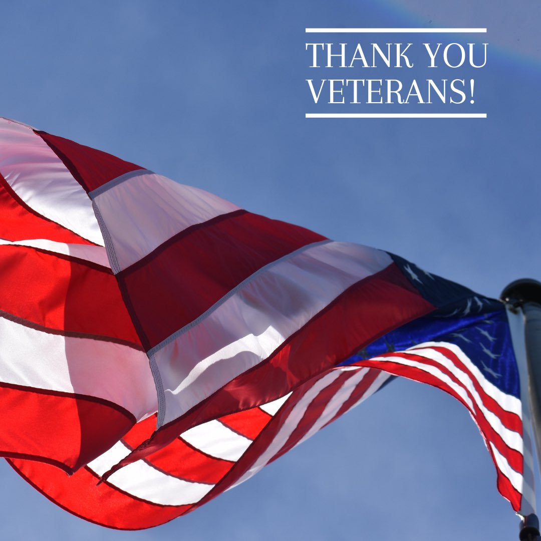 To all those who have served and are still serving, we thank you and we salute you. #VeteransDay￼