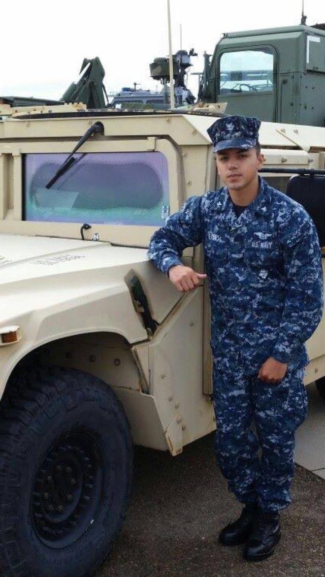 With gratitude to our son Daniel Ramos on this Veteran's Day for his service in the Navy, and for protecting America's freedom abroad. #proudnavyfamily 🇺🇸