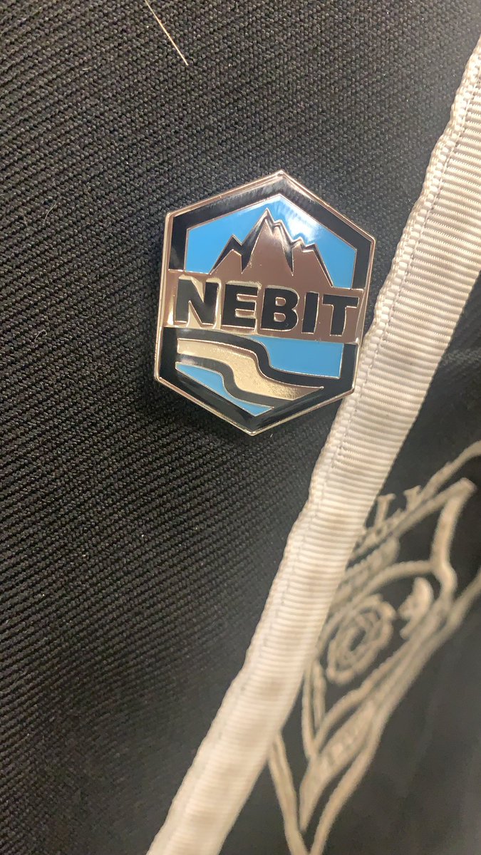 Erindrummonddx's tweet photo. @Alva_Guidance  #nebit #wearYourBadge https://t.co/9rnsyO1QZ5