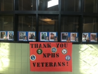 NorthPointHS's tweet photo. Thank you for your service! #nphspride #VeteransDay2020 https://t.co/4wNhMcTEyd