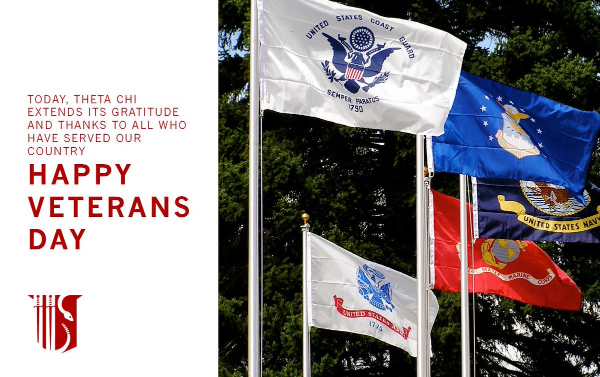 To all who have served: We thank you this Veterans Day #ThetaChi #ResoluteMen #VeteransDay