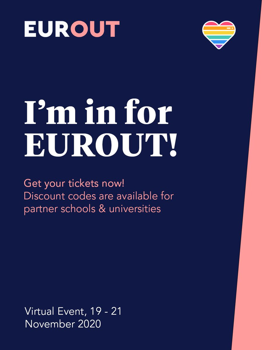 EuroutLondon's tweet photo. ✅ 25+ Schools
✅ 50+ Companies
✅ 400+ Delegates
✅ 3 Days

Are you joining the EUROUT conference this year? Find out more about the agenda, speakers and our fantastic sponsors here: https://t.co/Df8Ua4Oapc

#EUROUT #businessconference #LGBT https://t.co/wYksvJlSgB