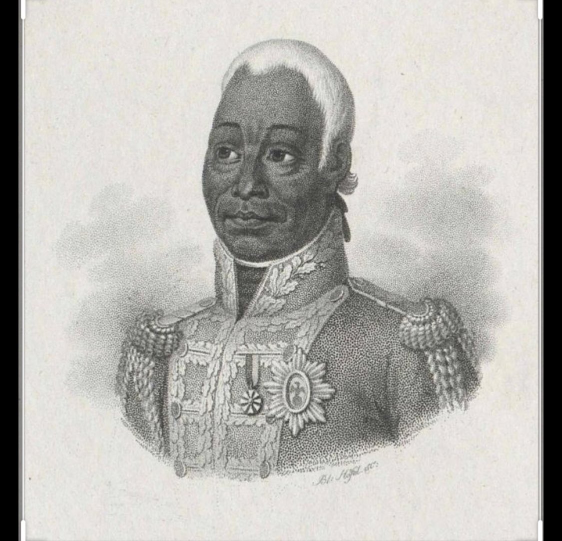 Nous sommes en revanche attristé de la non-représentation du Roi Henri Christophe dans le monde (hormis aux États-Unis à Savannah) le fondateur de la civilisation haïtienne était auprès de Dessalines et de Petion lors du combat pour l’indépendance.