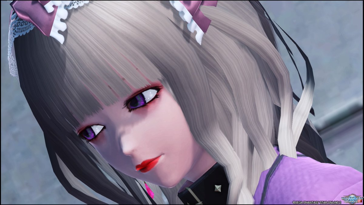 ゆりん Pso2ship7 ｖロックメイクｂとラメアイシャドウとイラストまつげｋ白で目尻隠す系の髪型だといい感じに Fwf