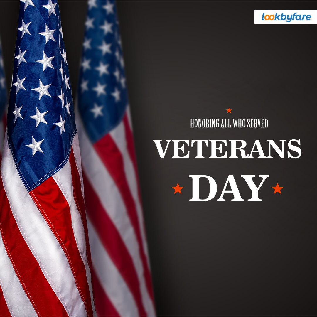 lookbyfare's tweet photo. To all those who have served, and those who continue to serve… Happy #VeteransDay! https://t.co/JUQEqWikRu