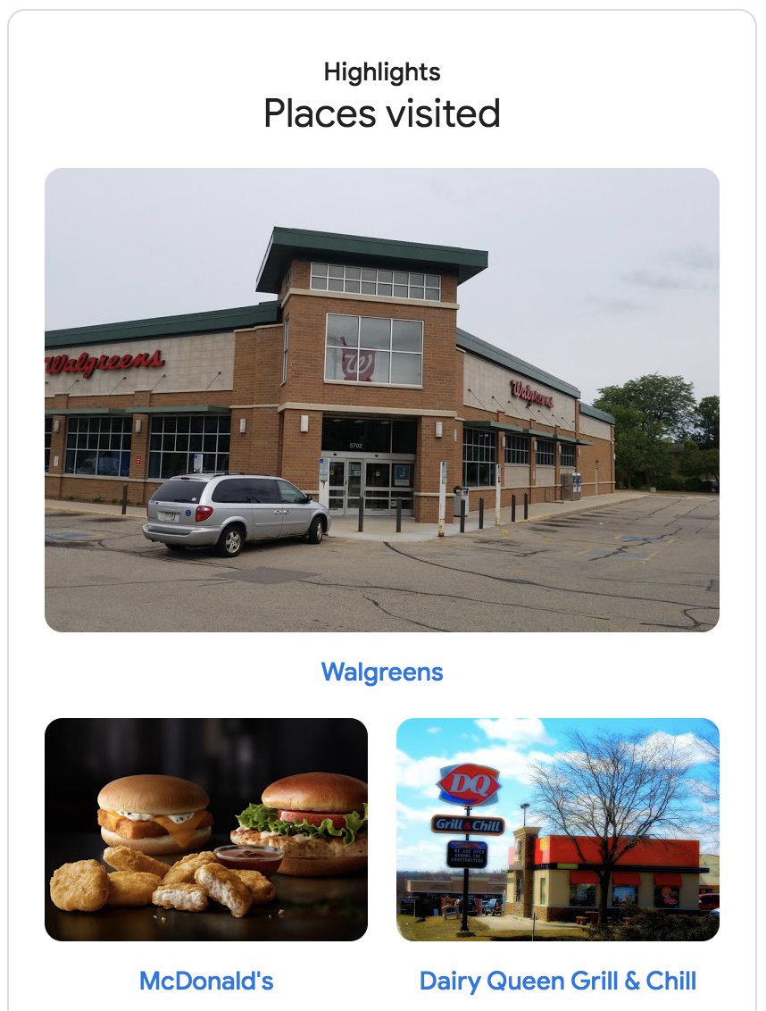 π²πππππ ππππππ (@ctrue@vmst.io) (@ctrueden) on Twitter photo I'm not big on exotic locales, but it's still rough seeing my Google Maps travel summaries splashing pharmacy and fast food as top highlights for the 10th month running. π£ I'm not big on exotic locales, but it's still rough seeing my Google Maps travel summaries splashing pharmacy and fast food as top highlights for the 10th month running. π£