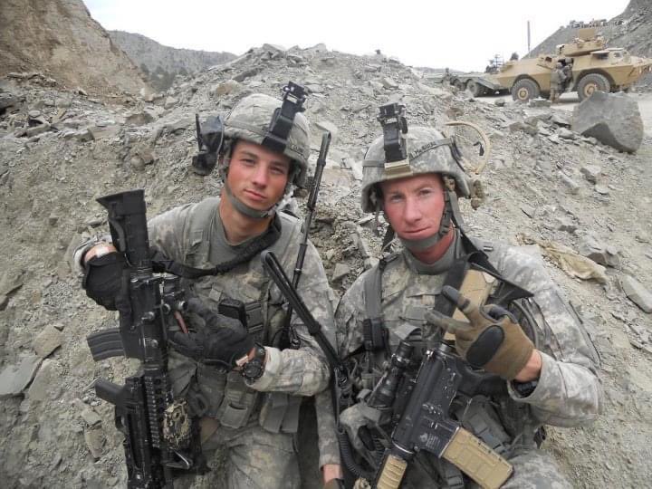 Adam “Jerry” McGuire. (Right) We called him “tiny dancer” but there was nothing little about the fight in this guy. He took it to bad guys over and over again. One of my best friends on the planet. A Virginia boy who done good w his life! Tough as nails