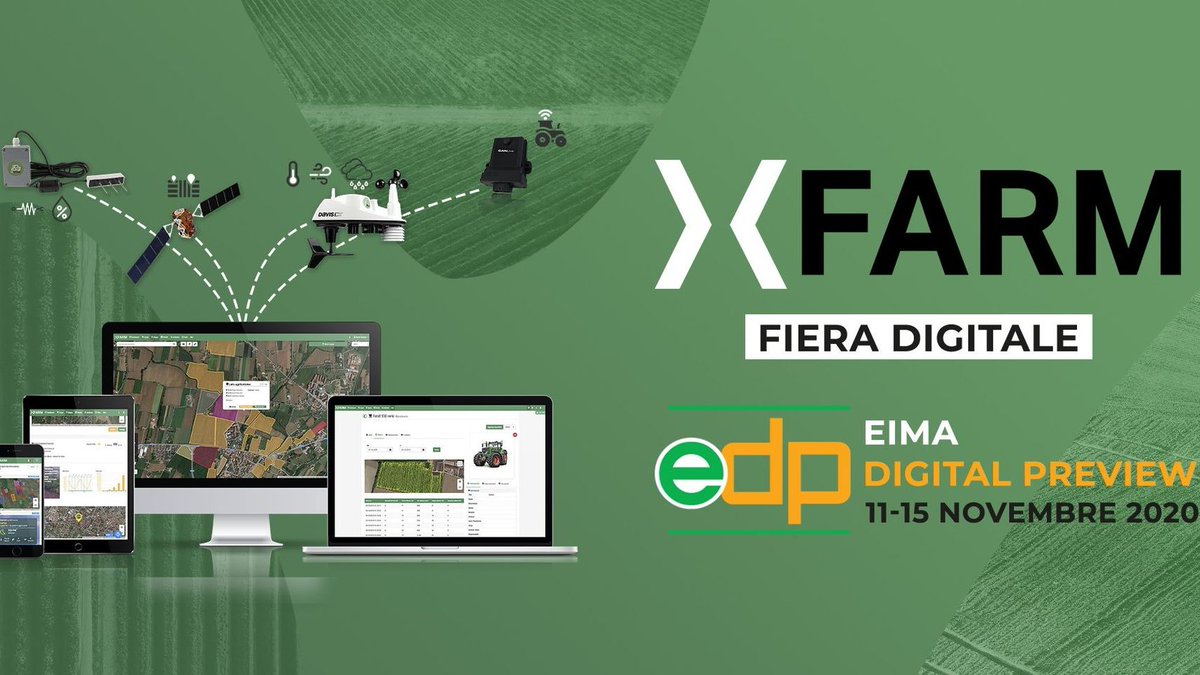 helloxfarm's tweet photo. xFarm sarà protagonista all'#EIMADigitalPreview dall'11 al 15 Novembre con uno stand virtuale, vieni a trovarci e scopri insieme ai nostri tecnici come possiamo aiutare il tuo business.

Per accedere alla fiera devi solo registrarti: ⤵️
https://t.co/pQoDlH7HNQ https://t.co/0o8s9RexV9