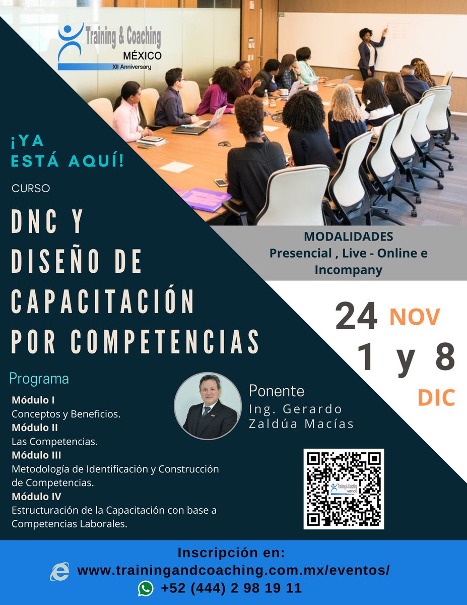 TrainingandCo's tweet photo. ¿Qué esperas? ya llegó el curso: DNC y diseño de capacitación por competencias.🤩👏
Visita nuestra página: 👇
https://t.co/qiDWoMhYeL
#Curso #TrainingandCoaching #DNC https://t.co/mX3EolYMdd