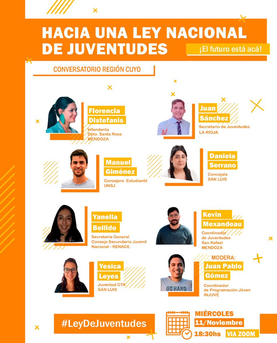 ConsejoJp's tweet photo. ¡Hoy! Conversatorio región cuyo link de inscripción https://t.co/QbGzQeHh0H https://t.co/LddsO8zfTL