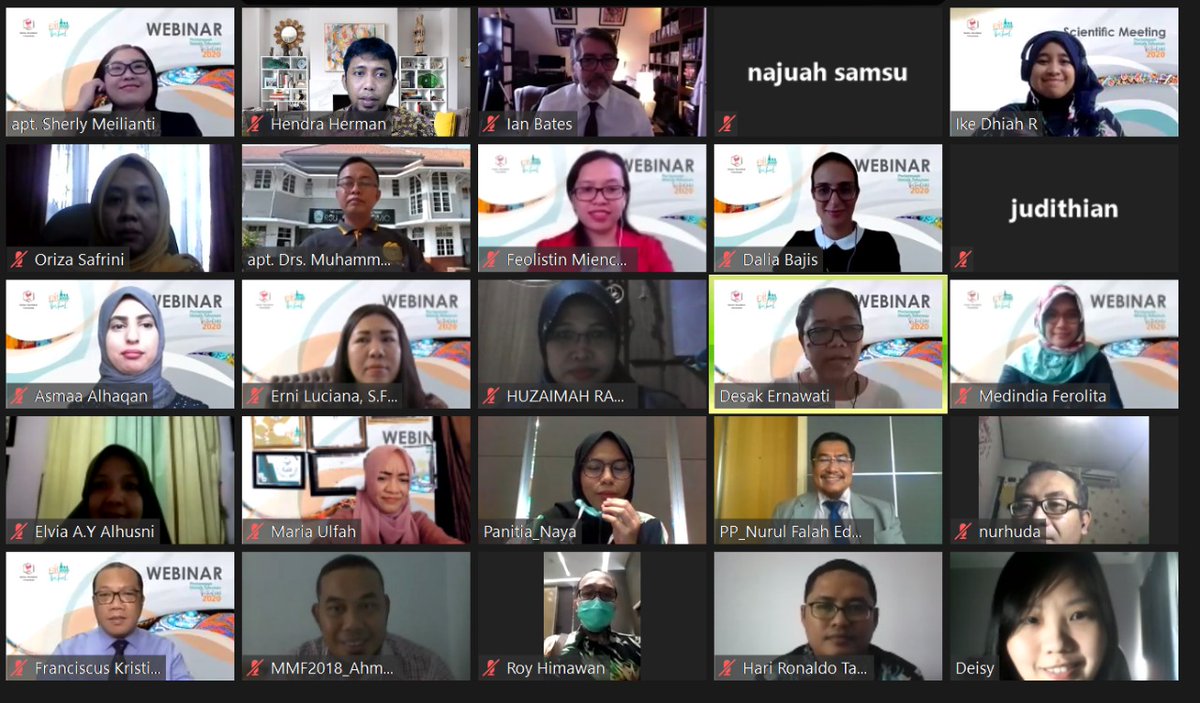 FIP_org's tweet photo. Last week, 60+ Indonesian #pharmacists successfully completed the 1st FIP Train the Trainers programme on workforce development: “From early career training to advanced practice: Developing training for career advancement in #pharmacy”. Congratulations! #TransformingPharmacy https://t.co/gDqHI7gVd3