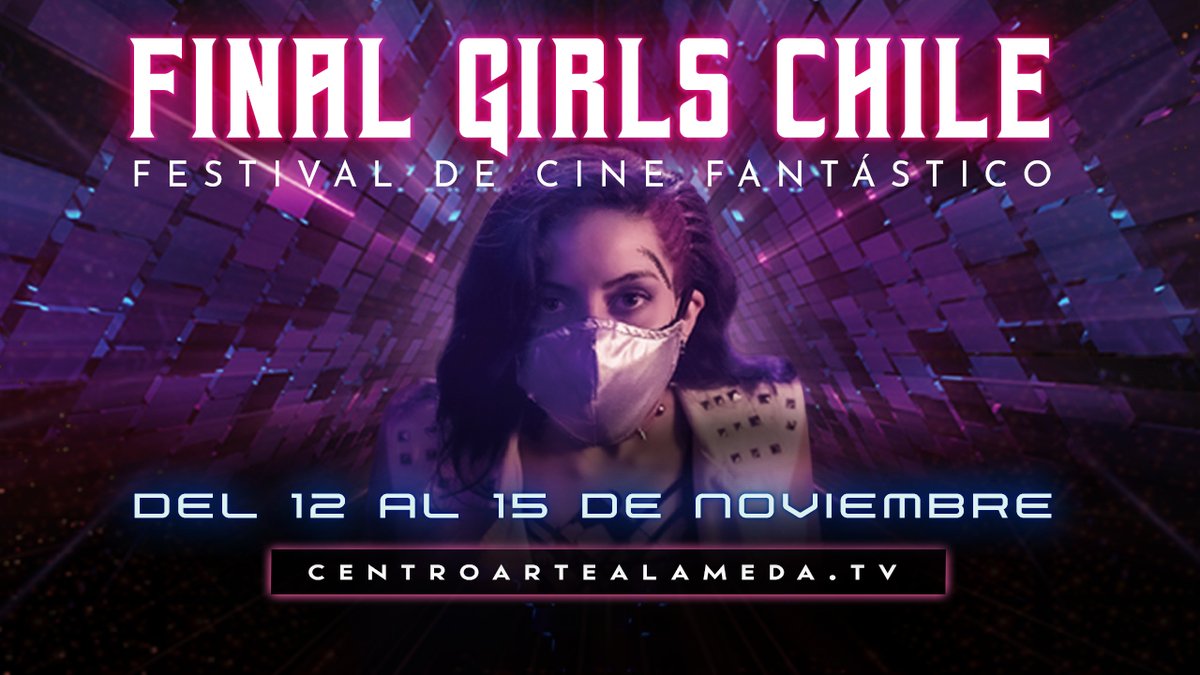 cinedegenero's tweet photo. #Chile - A días del inicio del festival @FinalGirlsChile donde mujeres y disidencias son las y les protagonistas

Enterate de como disfrutarlo en @CineGeneroLAT 

https://t.co/VJ9NSevxem https://t.co/940oyfuoj3