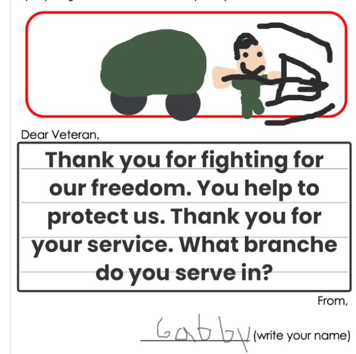 MsM_RKES's tweet photo. With respect, honor, and gratitude- Today we thank all veterans and active-duty military. #VeteransDay2020 @RKES_PWCS https://t.co/Ol1YNBEU50