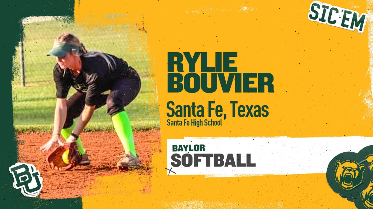 BaylorSoftball's tweet photo. Welcome to the family, @rybouv02!!

#SicEm 🐻🥎 https://t.co/drH8BtvnrZ