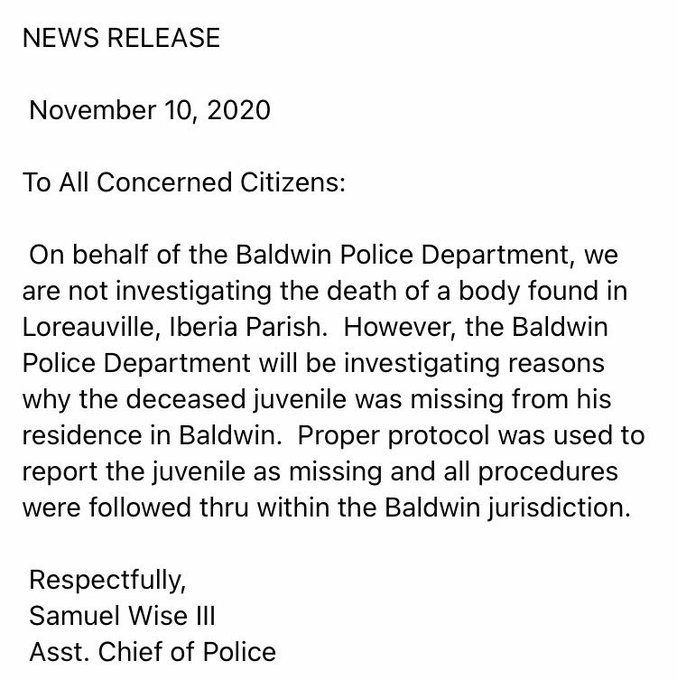 Baldwin Police Dept. literally does NOT intend to arrest his killers, Janet &amp; Gavin Irvin. They just<a href="/tag/justiceforquawancharles"class="tags"><span>#justiceforquawancharles</span></a>