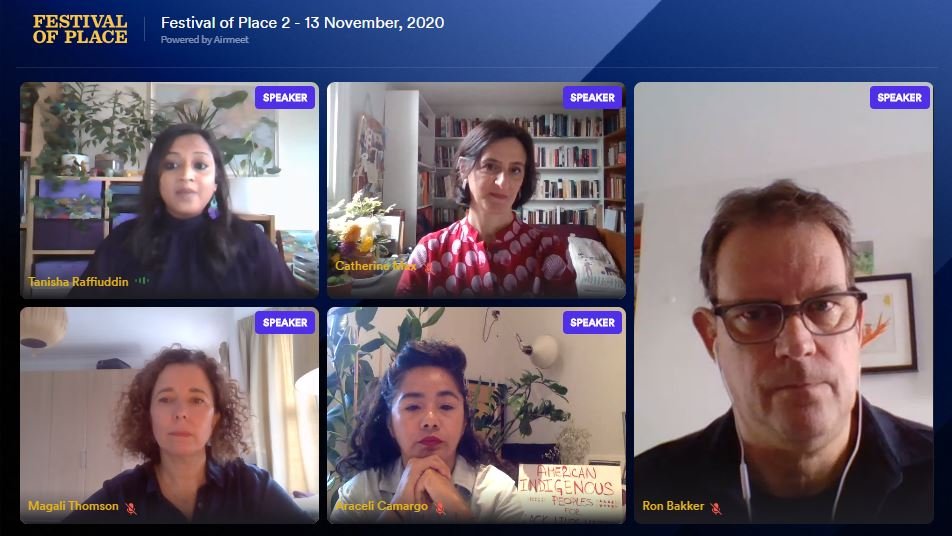 INGmedia's tweet image. This morning for day 8 of @festivalofplace, Ron Bakker of #PLPArchitecture, @magalitt of @GreatOrmondSt, @catherine_max, @aracelicamargo_ of @CentricLab &amp;amp; @Tanisha_RR of @_conceptculture came together to discuss the challenges faced in designing &amp;amp; making healthy places.