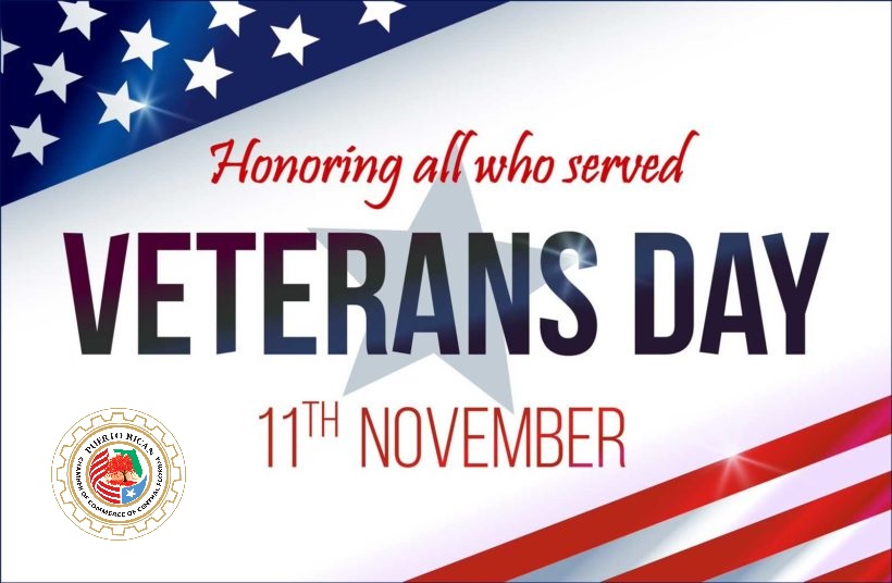 PRChamberCFL's tweet photo. In this Veteran's Day, we honor all our men and women who have served our country. Thank you for your service! God bless. 🇺🇸
#PRCCCF #veteransday #veteranownedbusinesses #USA https://t.co/lSTH810AKj