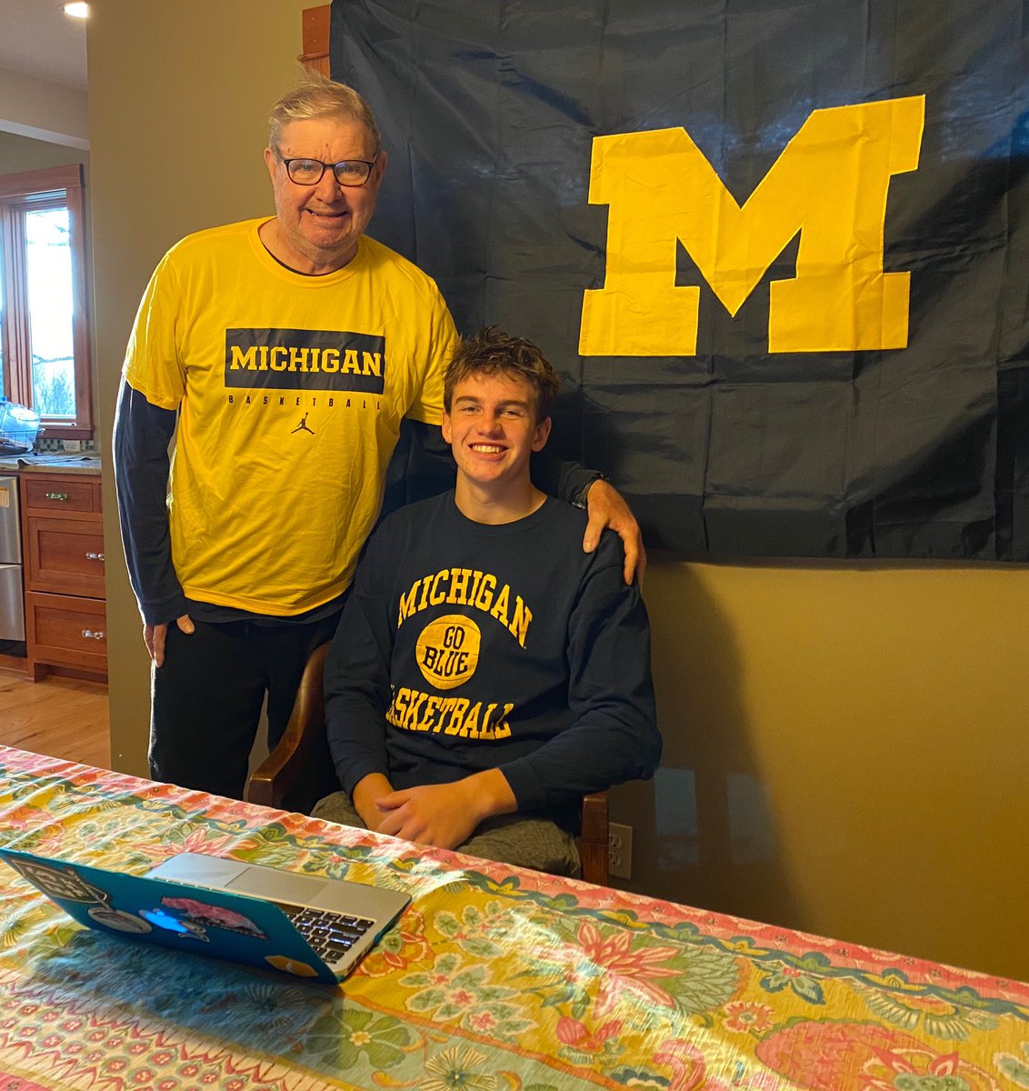 Congratulations to Will Tschetter on signing his National Letter of Intent with the University of Michigan this morning! 〽️🖊🏀💙💛<a href="/umichbball/">Michigan Men's Basketball</a>