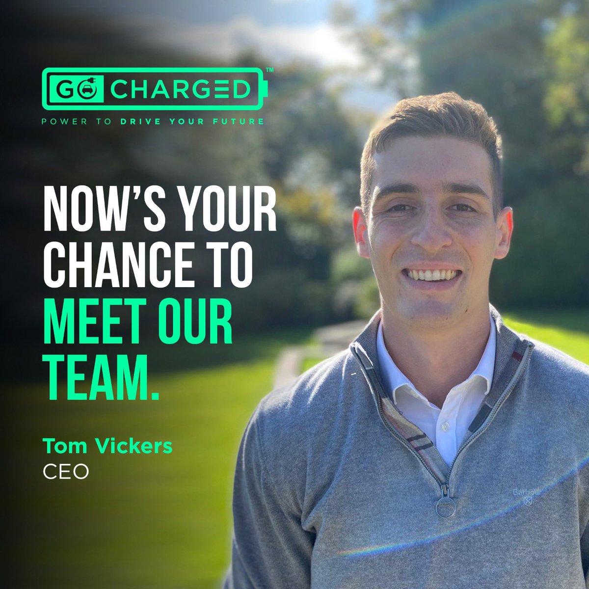 gochargeduk's tweet photo. We are excited to announce that our very own CEO and Founder Tom Vickers will be live on @CarDealerMag tomorrow at 12pm!

If you are interested in finding out about GoCharged and how we are supporting Car dealers and Manufacturers to boost electric vehicle sales... then tune in! https://t.co/kQOg50zprm