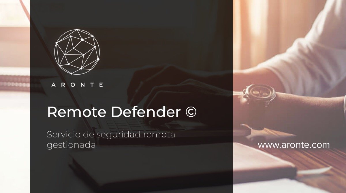 _Aronte's tweet photo. El servicio de Seguridad Remota Gestionada - Remote Defender ©, protege el sistema de intrusiones en la red, actos de vandalismo informático, virus o el uso indebido de la conexión. Sin inversiones y en tarifa plana. 

#SRG #RemoteDefender

Infórmate: https://t.co/jO3nLQ7m5X https://t.co/LTVPutou3g