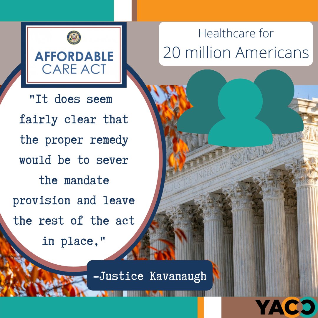 "Several conservative Supreme Court justices joined liberals voicing skepticism that the entire Affordable Care Act must fall because of one provision, suggesting the law may survive its latest test in the high court."

WSJ article: ow.ly/PdHC50Chak3