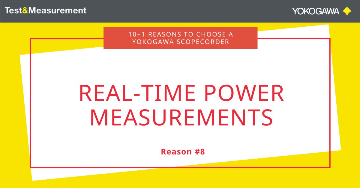 YokogawaUS's tweet photo. Trend up to 126 types of electrical power-related parameters in real-time, such as active power, power factor, integrated power, & harmonics, using a dedicated Digital Signal Processor. To learn 10+1 reasons to choose a #Yokogawa #ScopeCorder, click here: https://t.co/nLZAGY6Ozk https://t.co/PPXsuxP9Tx