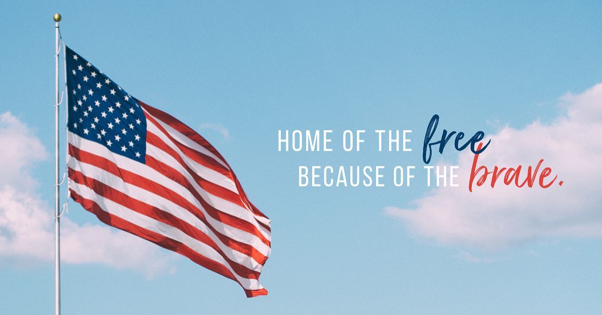 Home of the FREE because of the BRAVE. Thank you, Veterans! 🇺🇸 
#VeteransDay