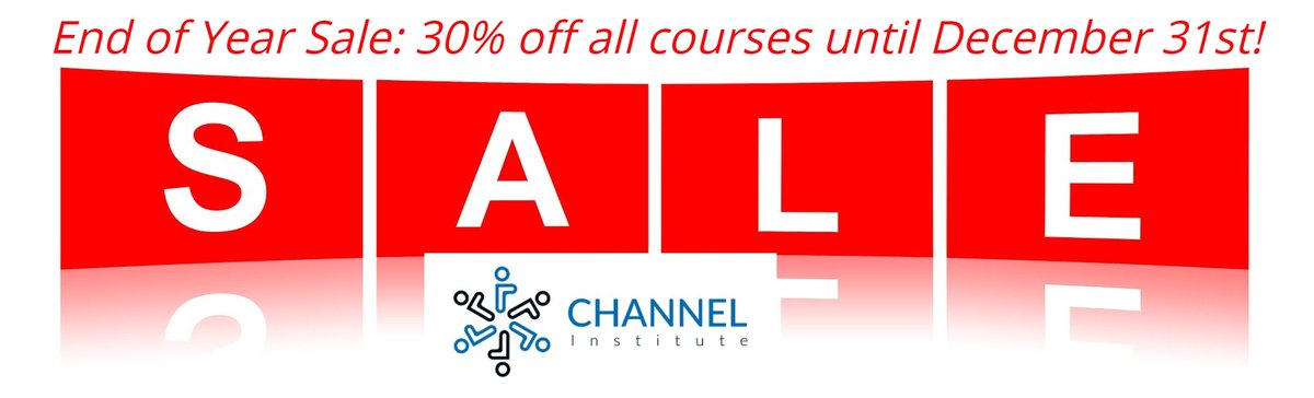 channelinstitut's tweet photo. 30% off all Channel Institute certificate training courses until December 31st. Use code "Invest2021":
https://t.co/CTq2mG3hie https://t.co/PjokuU8EQ0
