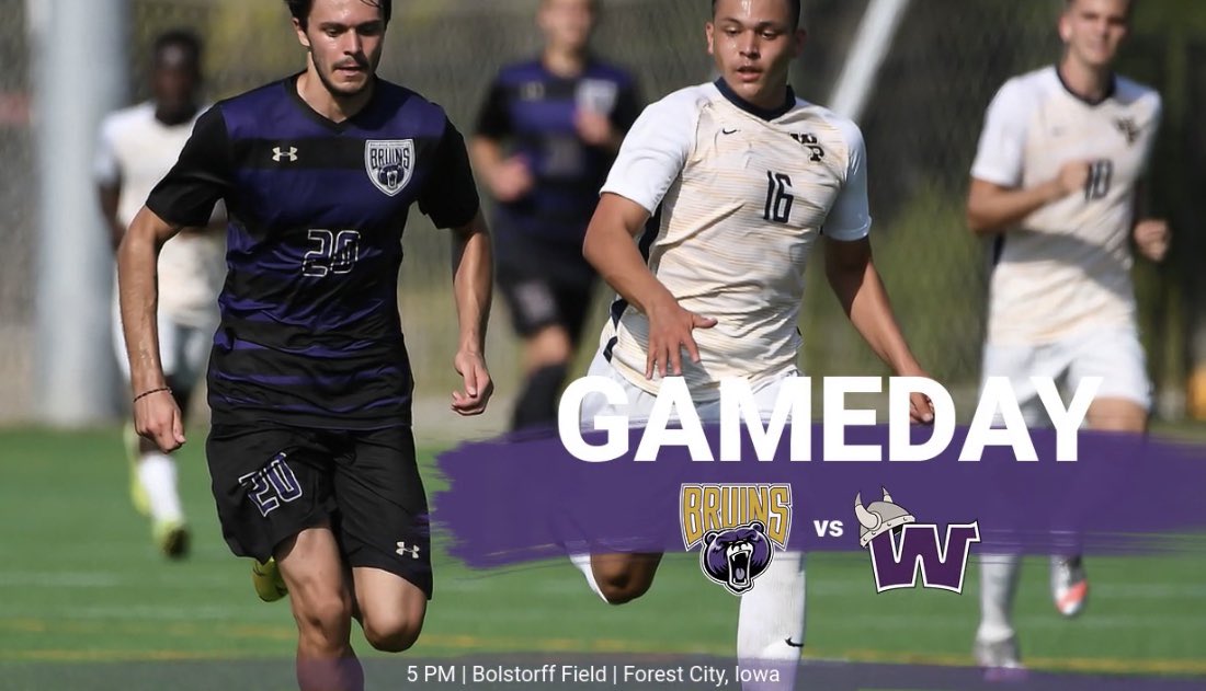 BUBruins's tweet photo. ⚽️ GAMEDAY ⚽️

@Bellevue_Soccer 
🆚
@WUMenSoccer 

🕔 - 5:00 PM
📍 - Forest City, Iowa
🏟️ -Bolstorff Field
📊 -https://t.co/qMHQv0o8Uo
📺 -https://t.co/EQI1qf8iqU

#NAIAMSOC #Gameday #BUBruins #BPB20 https://t.co/5qGyovjcOB