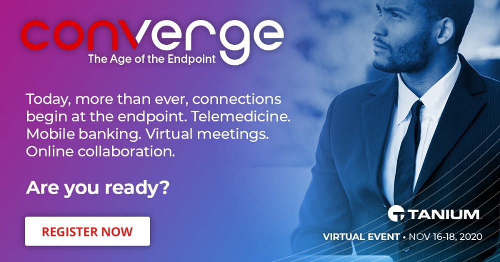 I’m counting down the days until #Converge2020 kicks off on Monday! Join <a href="/Tanium/">Tanium</a> for the security, management &amp; risk conference of the year. Get ready for 3 days of fantastic keynotes, breakout sessions, labs &amp; networking events. Register now at converge.tanium.com.