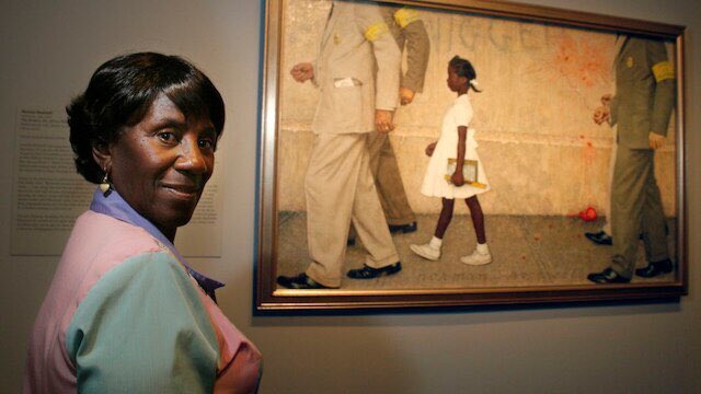 tariqnasheed's tweet photo. Foundational Black American Lucille Bridges, mother of civil rights activist Ruby Bridges died today. She lived long enough to see a non-FBA prosecutor who would have had her locked up for truancy violations, get depicted next to an image of her daughter https://t.co/YqyNVJsYWd