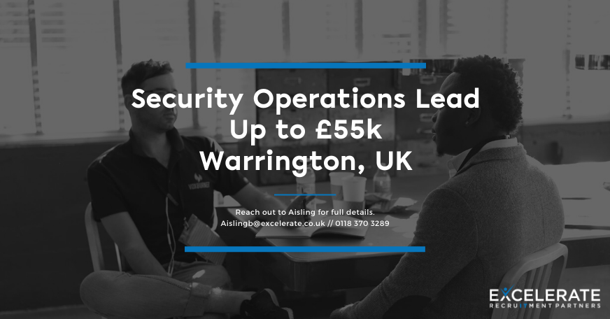 ExcelerateRec's tweet image. If you&apos;re a Senior SOC Analyst that would like to start taking ownership of response to major incidents and support the SOC Manager with their duties, then this could be your next career step.

Speak to Aisling to learn more.

Aislingb@excelerate.co.uk // 0118 370 3289