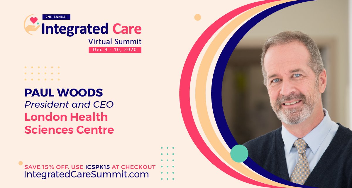 Highly regarded senior healthcare leader, Dr. Paul Woods, has a wide range of clinical and administrative experience in both Canada and the United States. He'll be joining our morning panel on Day 1. Learn more here, bit.ly/351tJl5 #ICSummit20 #integratedcare <a href="/LHSCCanada/">London Health Sciences Centre</a>