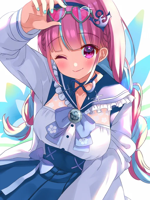 あくたん♡♡ #女の子 #ホロライブ #湊あくあ #あくあーと #バーチャルYouTuber https://t.co/hn5vLAPHzj 