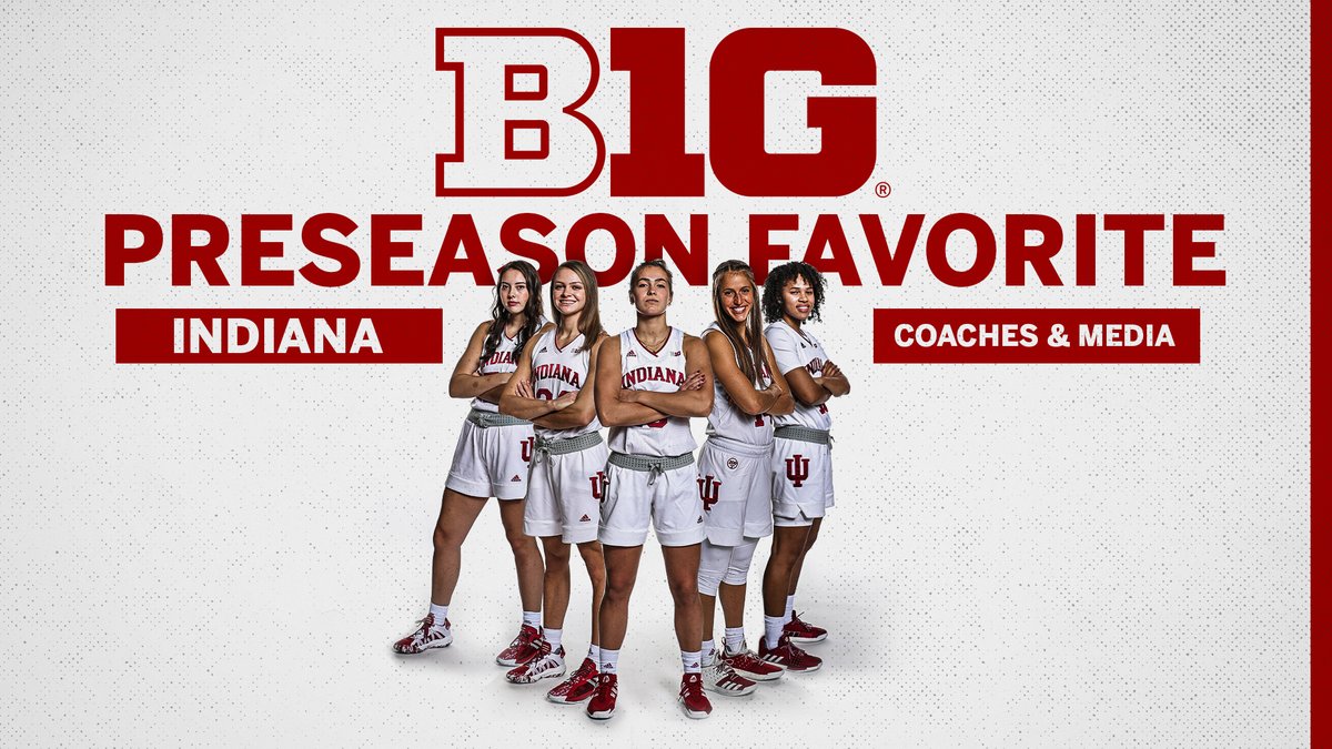 IndianaWBB's tweet photo. Picked to win it. 🏆

https://t.co/V15HyQ9Kss

#iuwbb | #DoTheWork https://t.co/y6I5TfpFX3