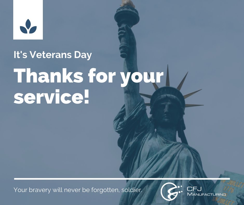 CFJMFG's tweet image. Today, and everyday - Thank you for your service. #VeteransDay2020