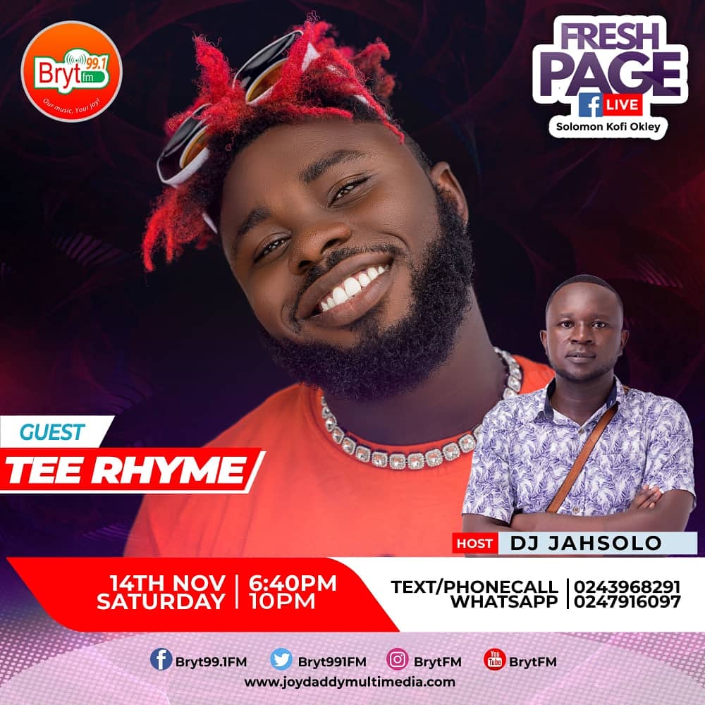 DjStylish_GH's tweet photo. We come like fire 🔥 @teerhymetafo will be #LiveOn #FreshPage @Bryt991FM with @JahSoloGH 🔥🔥🔥 https://t.co/usUWfaiRKP