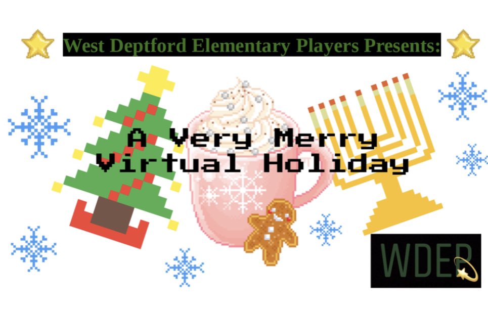 BradshawWDMusic's tweet photo. This week my stars are rehearsing for their virtual winter show! Grown ups, we may need some assistance when it comes time to record! 

Thank you so much for your assistance and participation in keeping the arts alive in West Deptford! 💫 @OVELEM @WDRedBank https://t.co/lTd0CM6XPA